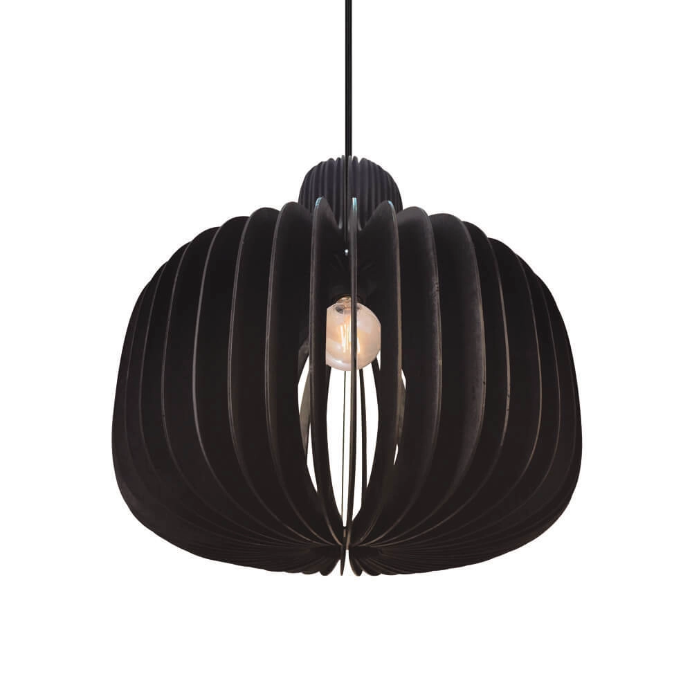 Design pendant lamp Hazo black Ø 43cm Nordlux 5704924024269