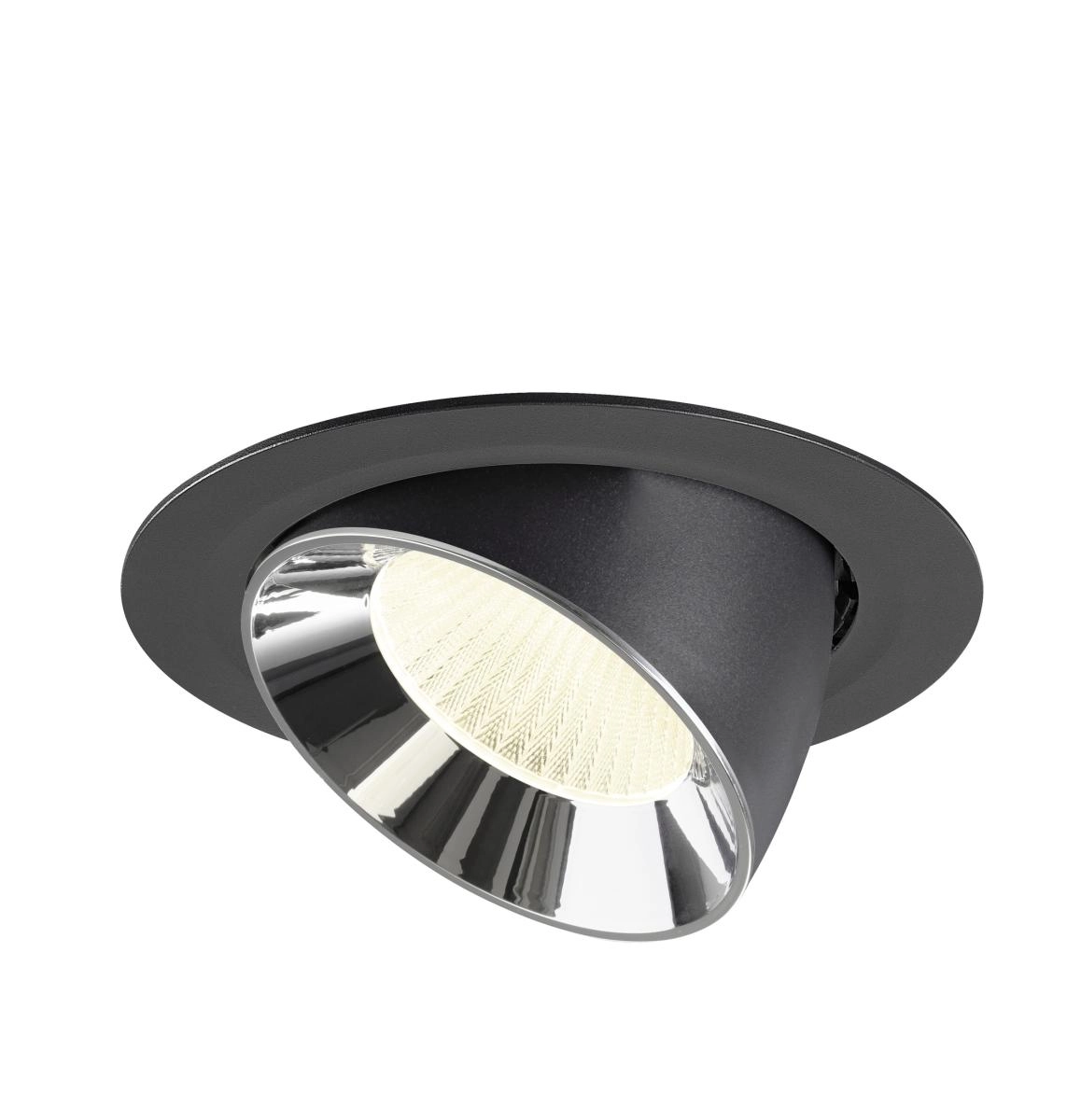Recessed spotlight Numinos Gimble XL black/chrome 4000K - 40deg SLV 4024163308496