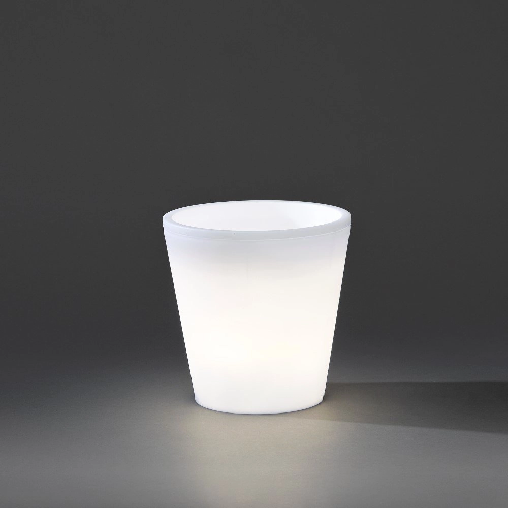 LED flower pot Assisi LED 28cm - 2.5w - white KonstSmide 7318307453003