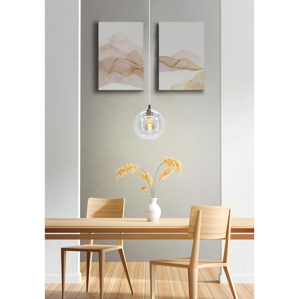 Pendant lamp Ariscani 2 chromium Eglo 9008606358083