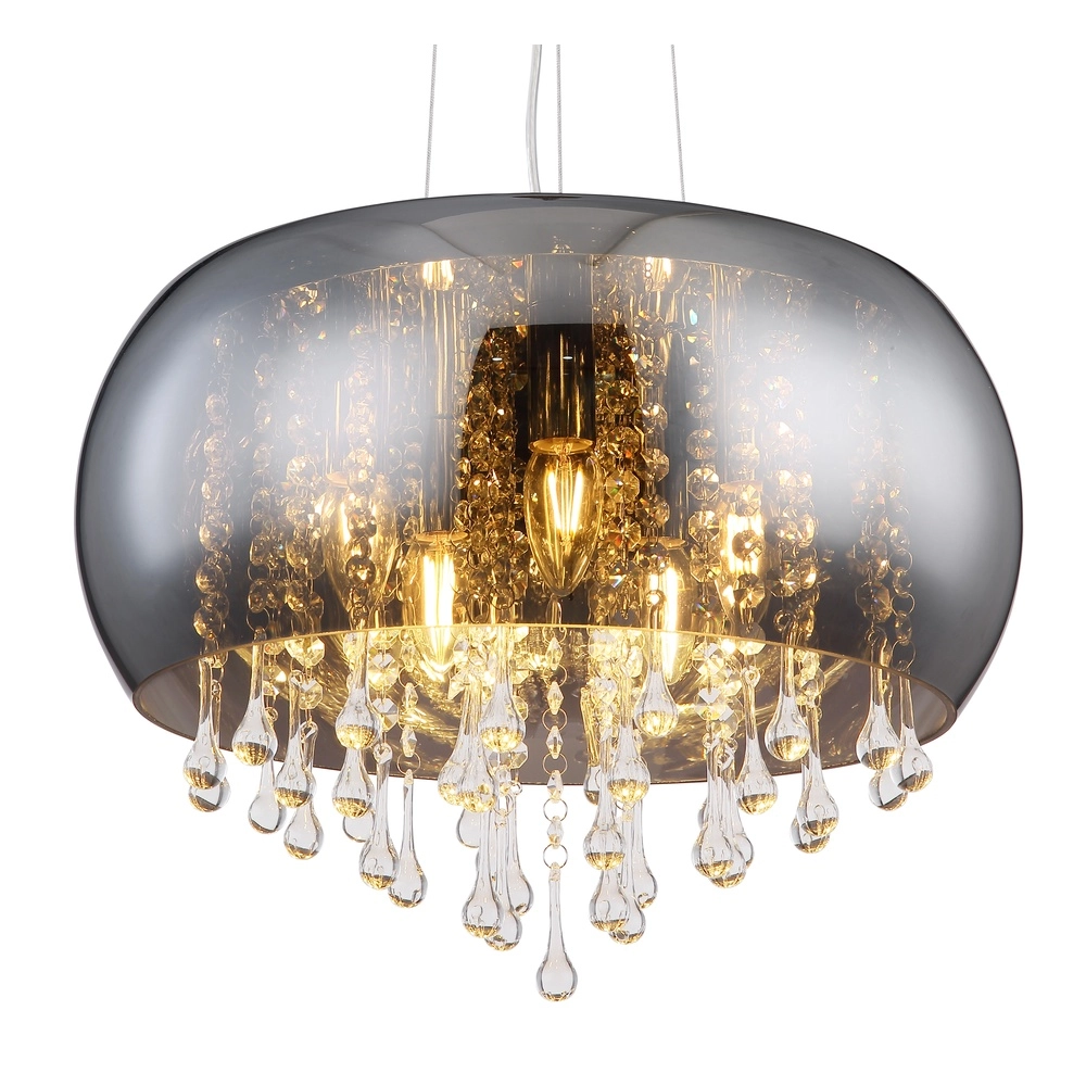 Pendant lamp Kalla Ø 44cm chrome Globo 9007371412938