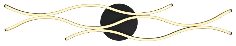 Ceiling lamp Geronimo black with wood Globo 9007371445042
