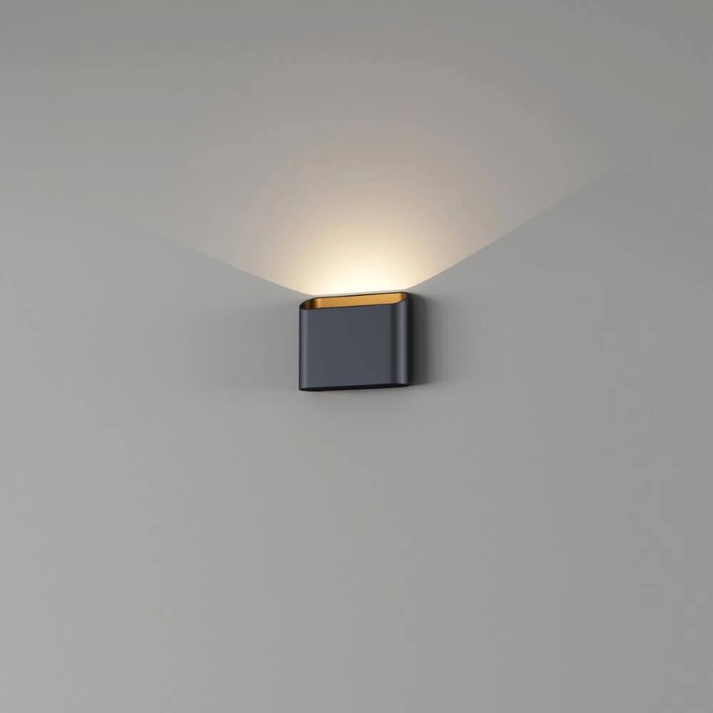 Wall lamp Diaz 1L Black with gold Artdelight 8720701102552