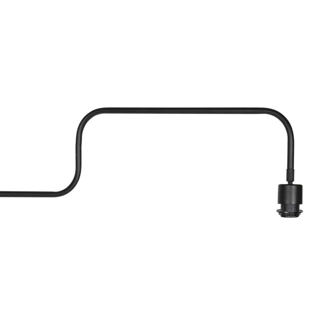 Black wall lamp Bloeba with cork cap Ø40cm Steinhauer 8712746180510