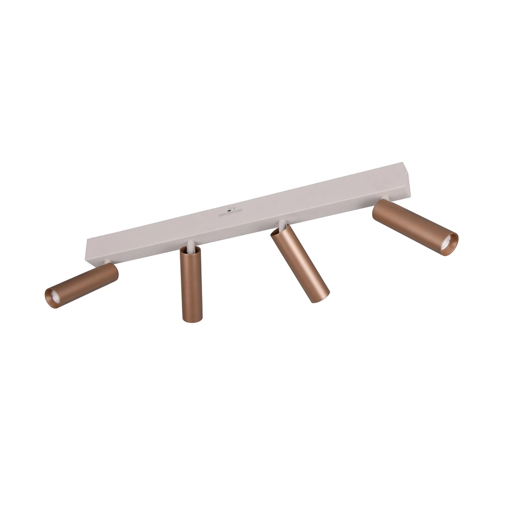 4-light surface-mounted spot Ambala mocha brown Trio 4017807656107