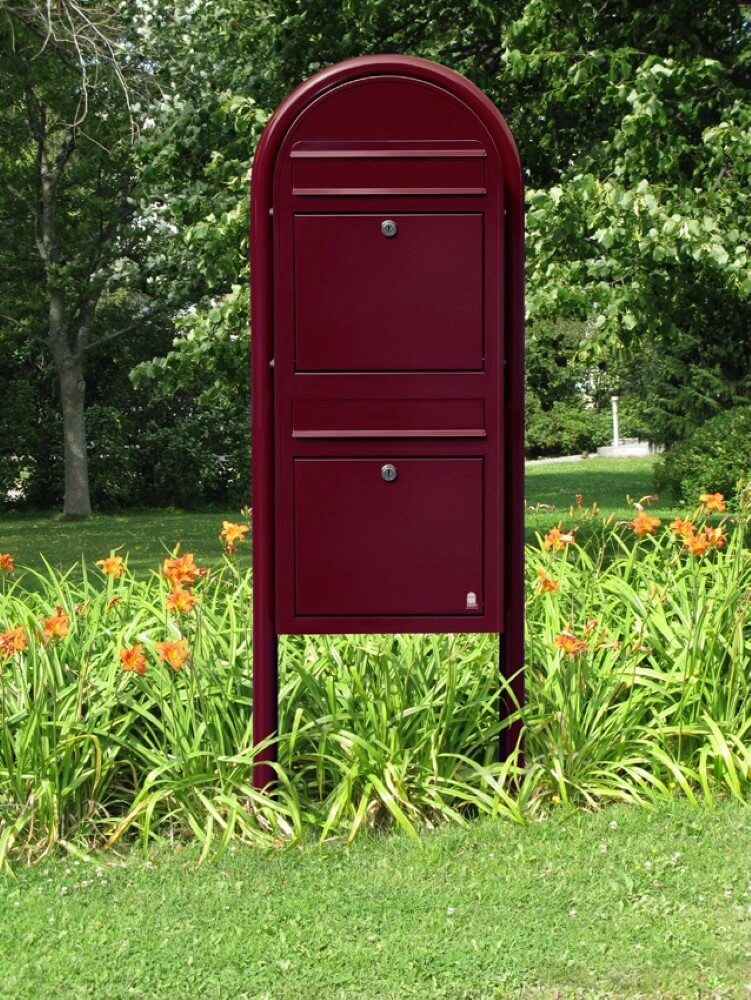 Mailbox Duo 3005 Burgundy Bobi 6417237014139