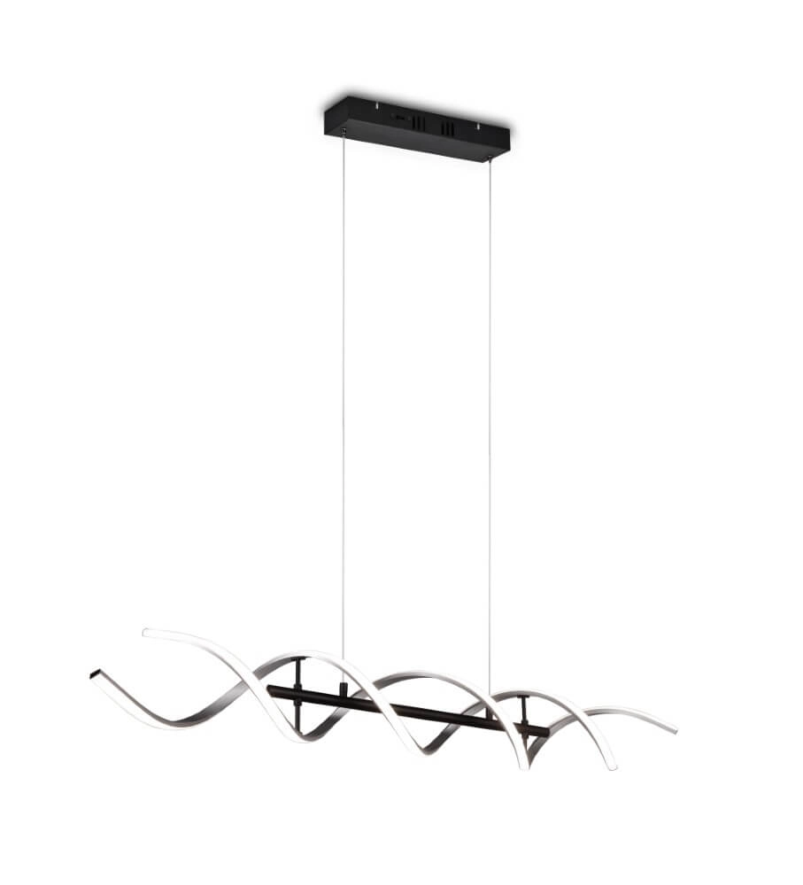 Design LED hanging lamp Sequence brushed metal
