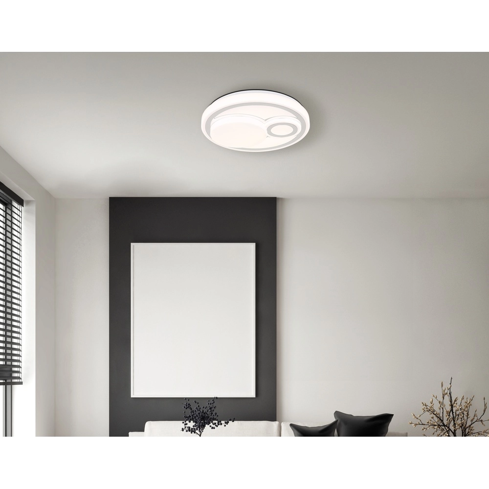 Sleek ceiling light Ruiz white Globo 9007371533893