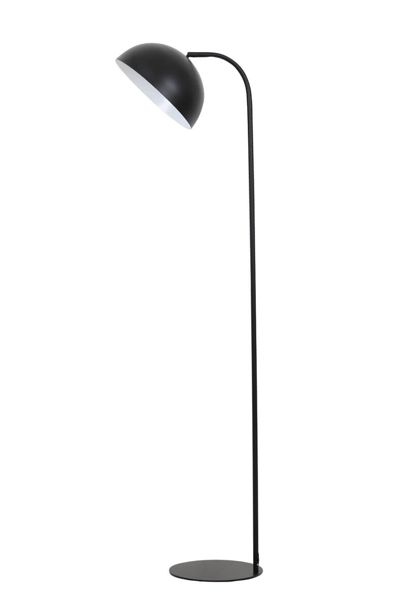 Black floor lamp Mette 155cm Light & Living 8717807320454