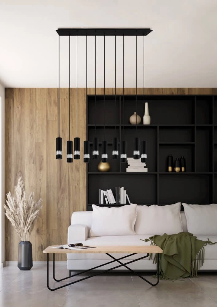 Rectangular hanging lamp Bernabeta 10 lights Stars of Light 9002759397074