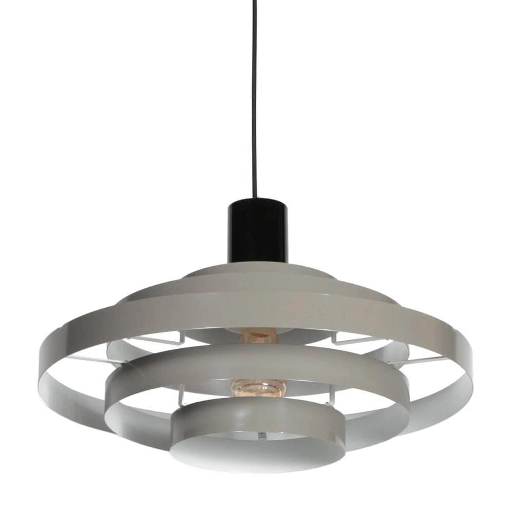 Design pendant lamp Halo Cirque grey Ø 50cm