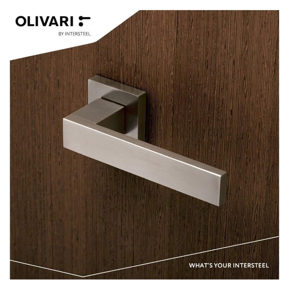 Design door handle Diana matt chrome Olivari 8714186477175