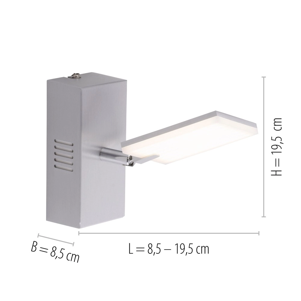Led wall lamp Pure Mira Switch - Diamond Paul Neuhaus 4012248358856