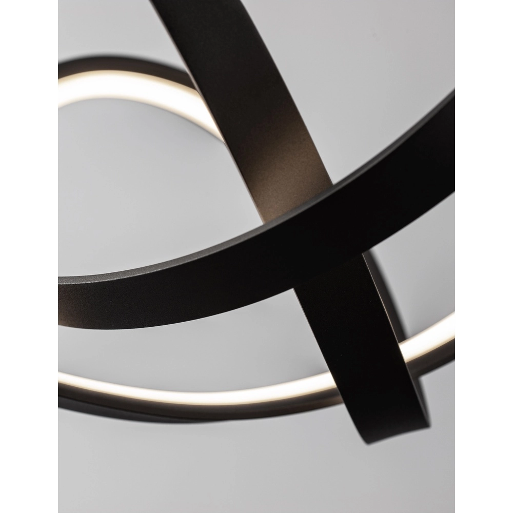 Design pendant lamp Apus black Ø 55cm Lyora 5212017419798