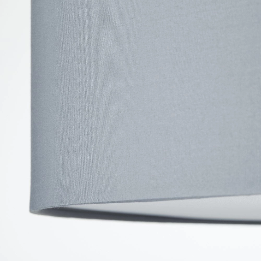 Fabric ceiling lamp Andria Ø 60cm grey Brilliant 4004353323614