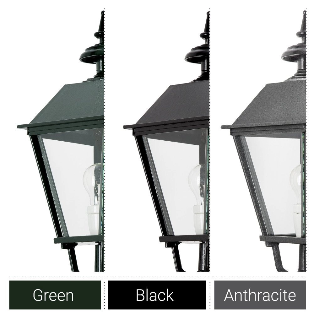 Outdoor lamp Preston with motion detector - black KS Verlichting 8714732118545