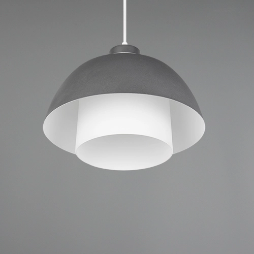 Design pendant lamp Tilos anthracite Ø 30cm Trio 4017807682434
