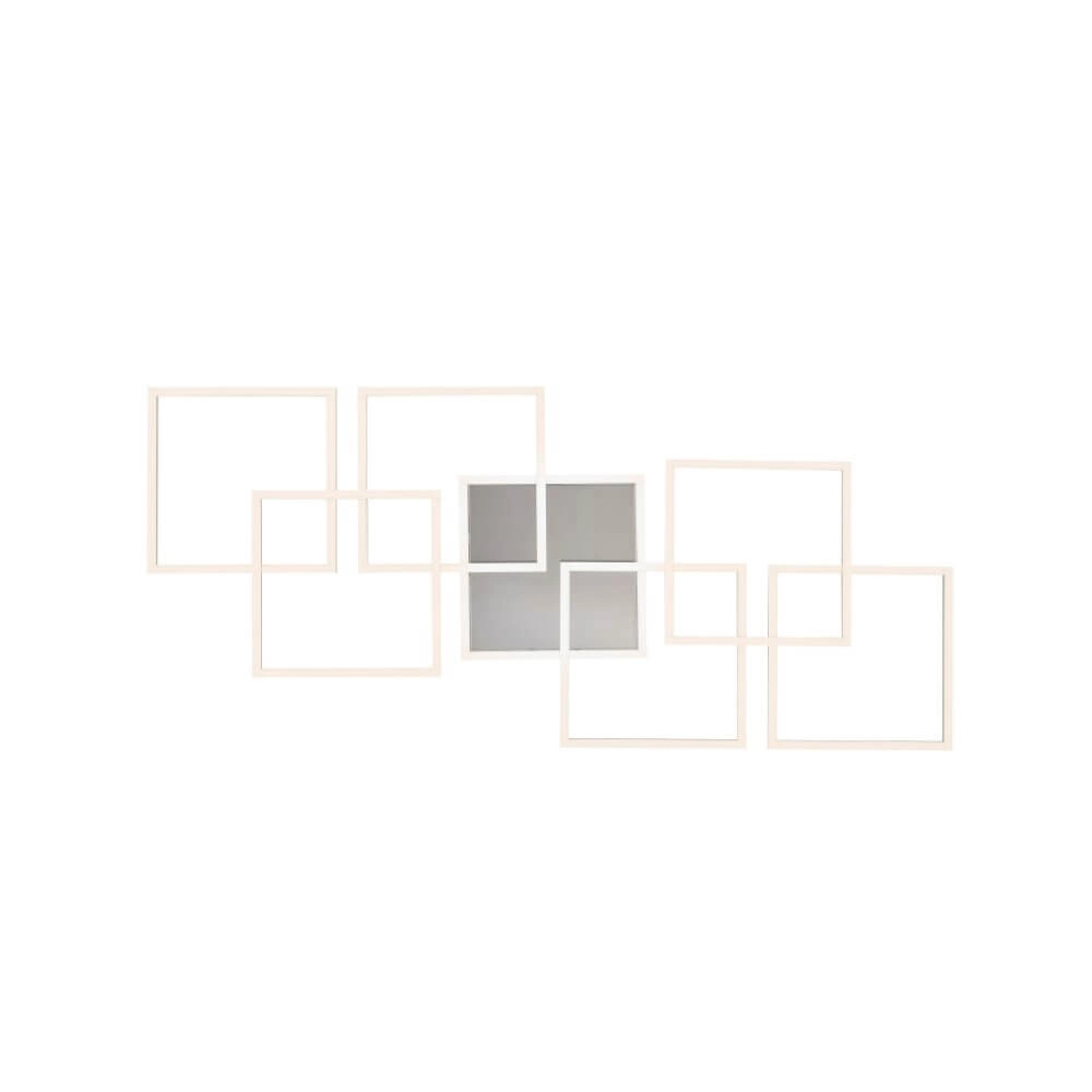 Modern ceiling lamp Q-Inigo rectangular Paul Neuhaus 4012248358092