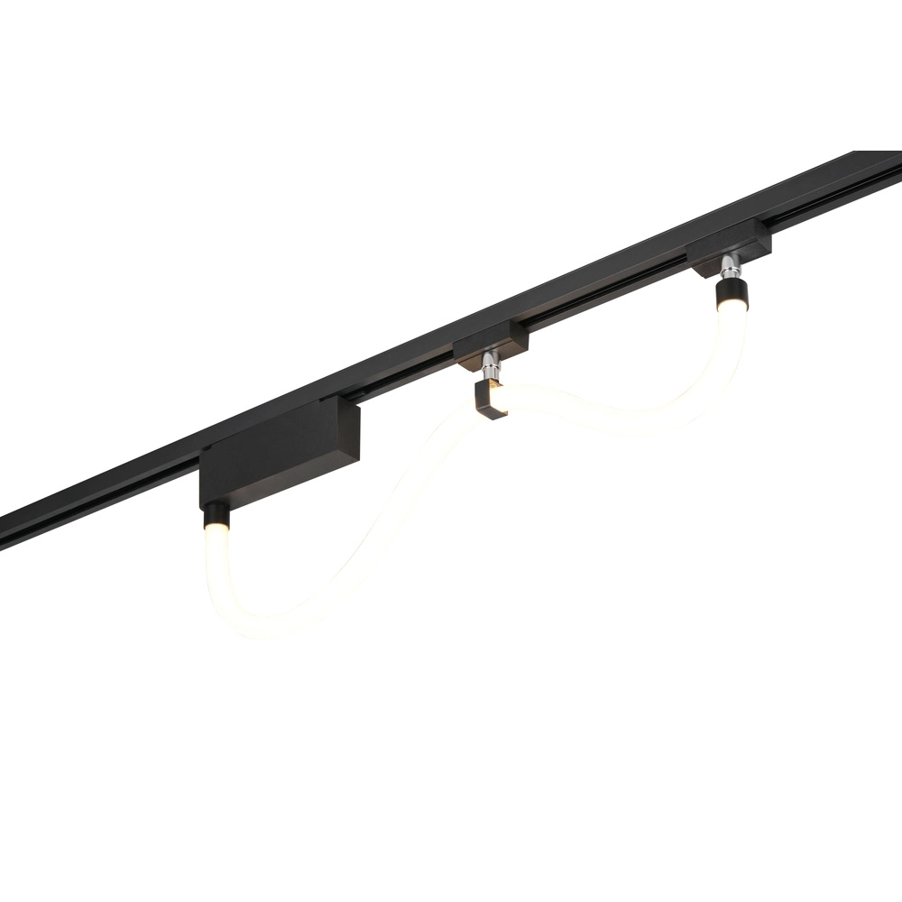 Rail lighting hose Tube black 92cm 2-phase