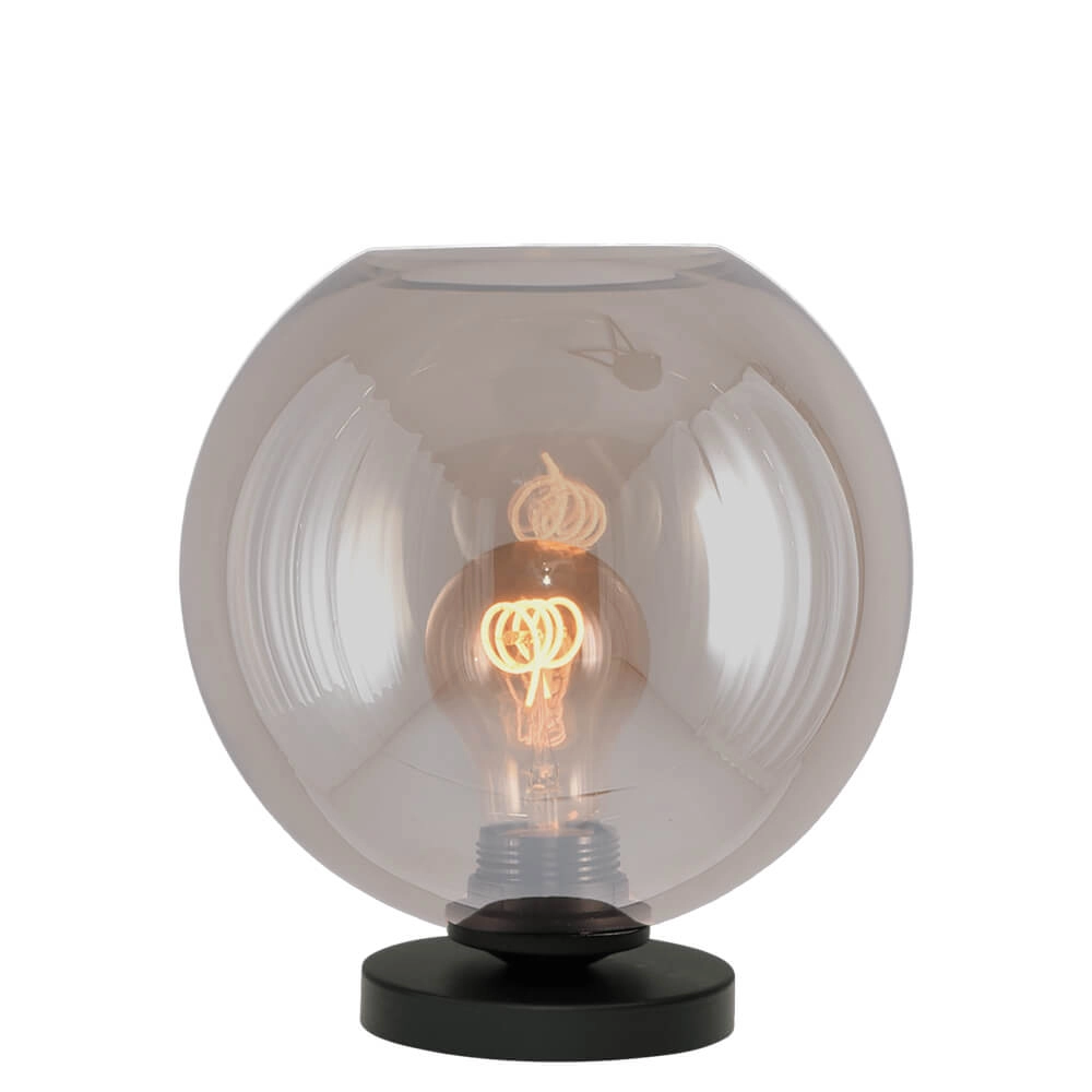 Table lamp Bella 2 with Ø 20cm gold glass