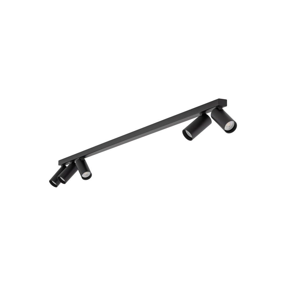 Surface-mounted spot 5x GU10 Fourty Black Lyora 5903139107419