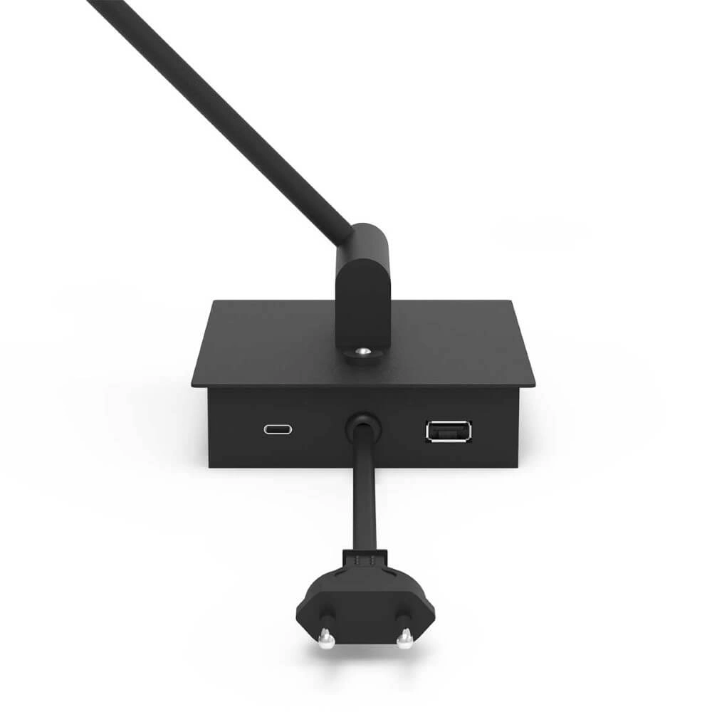 Black wall reading lamp Retina Steinhauer 8712746166040