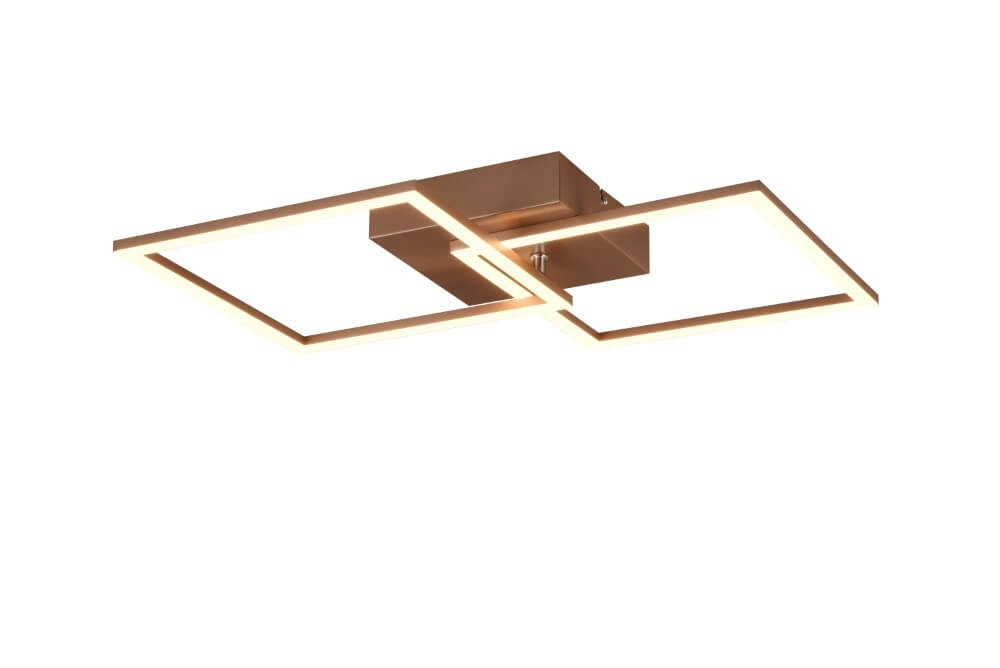 Designer ceiling lamp Trail brown Trio 4017807578973