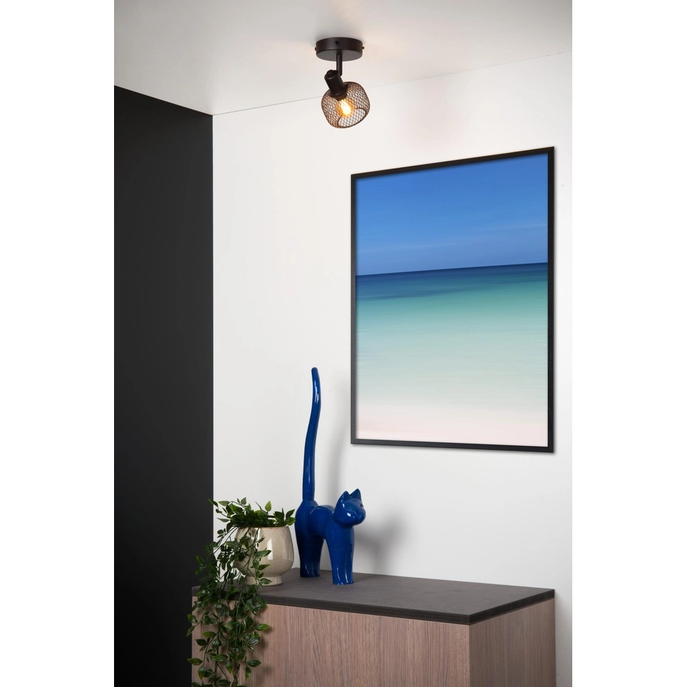Ceiling light Maren Single Black Lucide 5411212771070