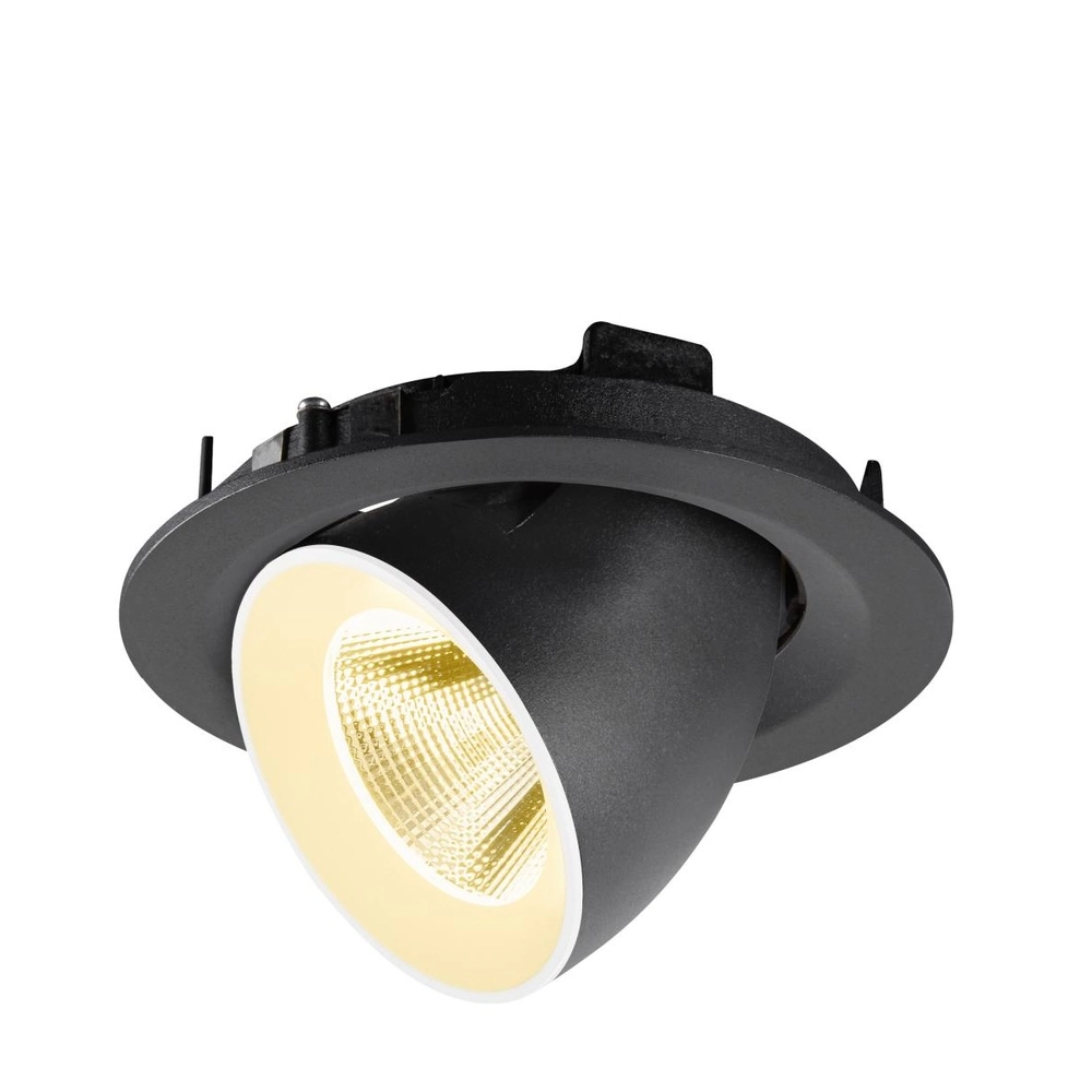 Recessed spotlight Numinos Gimble M black/white 3000K - 20deg SLV 4024163311946