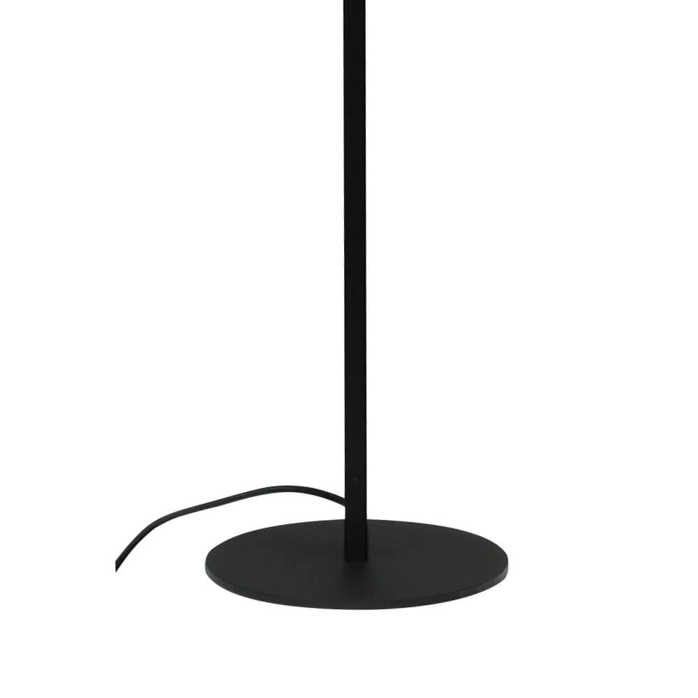 Glass floor lamp Lazise 2 black with gold Masterlight 8718121303635