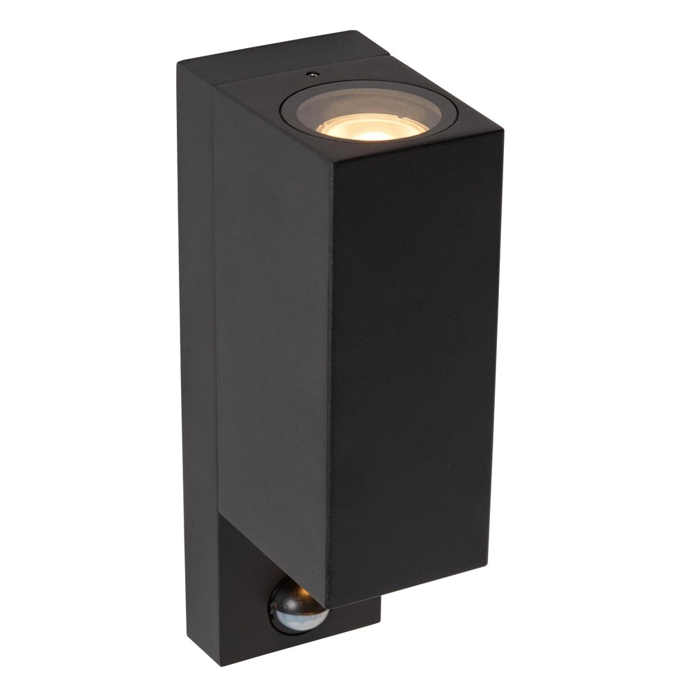 Design wall spot Zaro Up & Down Black With Sensor Lucide 5411212690180