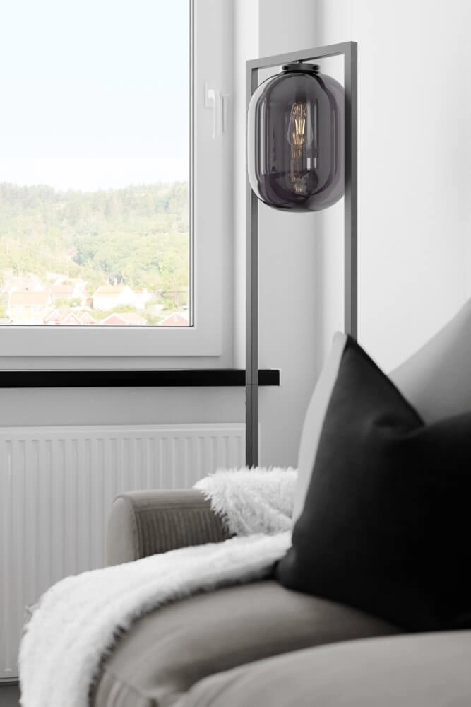 Standing lamp Dixton smoke glass By Rydéns 7391741008336