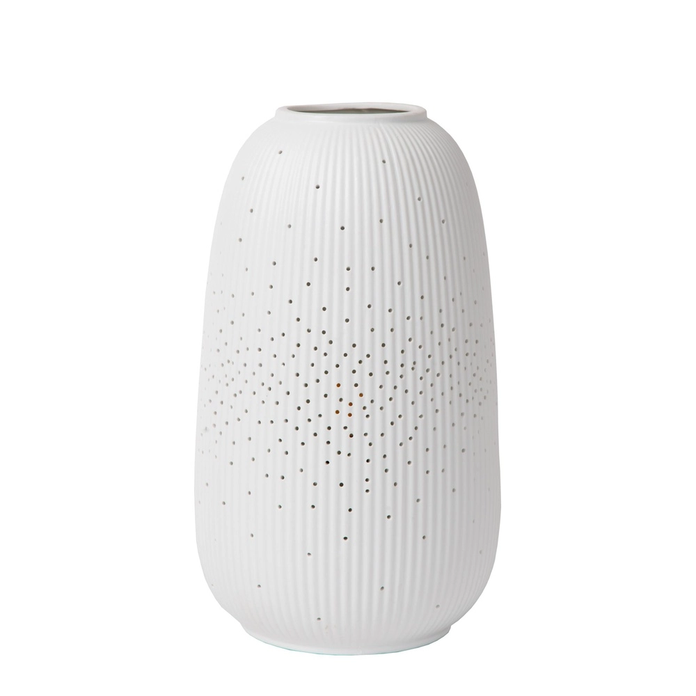 Table lamp Flores Ø 14cm white