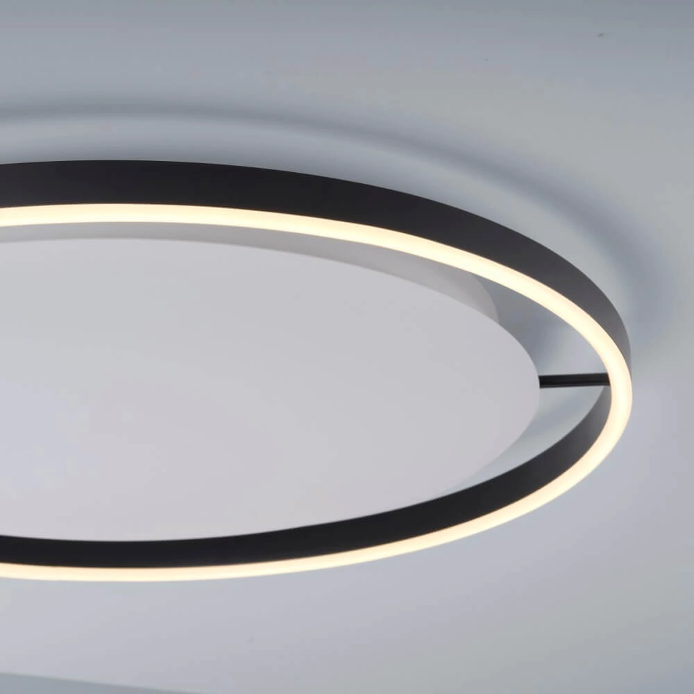 Ceiling lamp Ritus black Ø 58,5cm Just Light 4043689983932