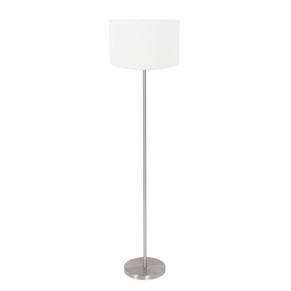 Floor lamp Noor with white cap