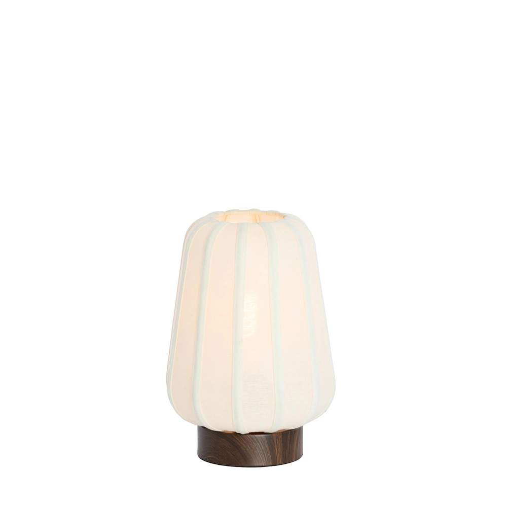 Bedside Lamp Bibury Ø 20cm - white linen Light & Living 8717807794217
