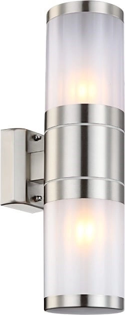 Stainless steel outdoor lamp Xeloo 2x E27