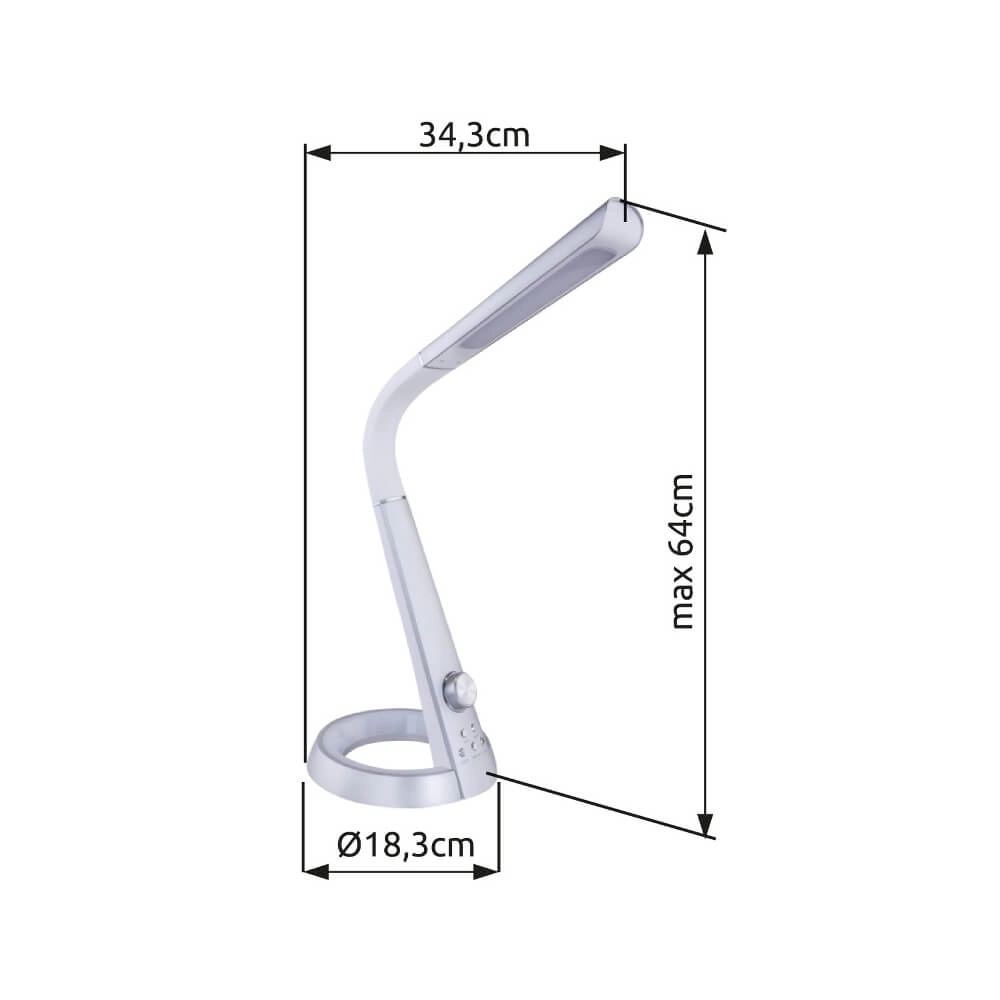 Desk lamp Mitti dark grey Globo 9007371372720