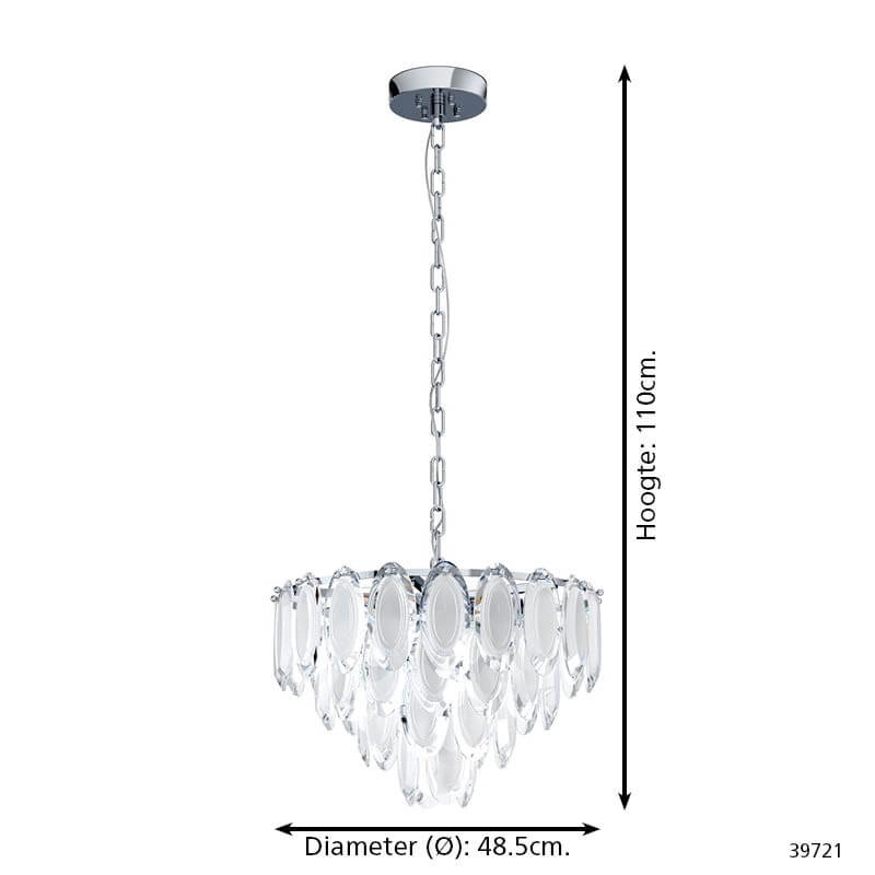 Design chandelier - Ø 49cm Carvario Stars of Light 9002759397210