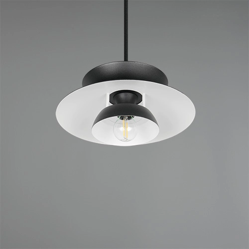 Pendant lamp design Amarila black Ø 25cm Trio 4017807682762