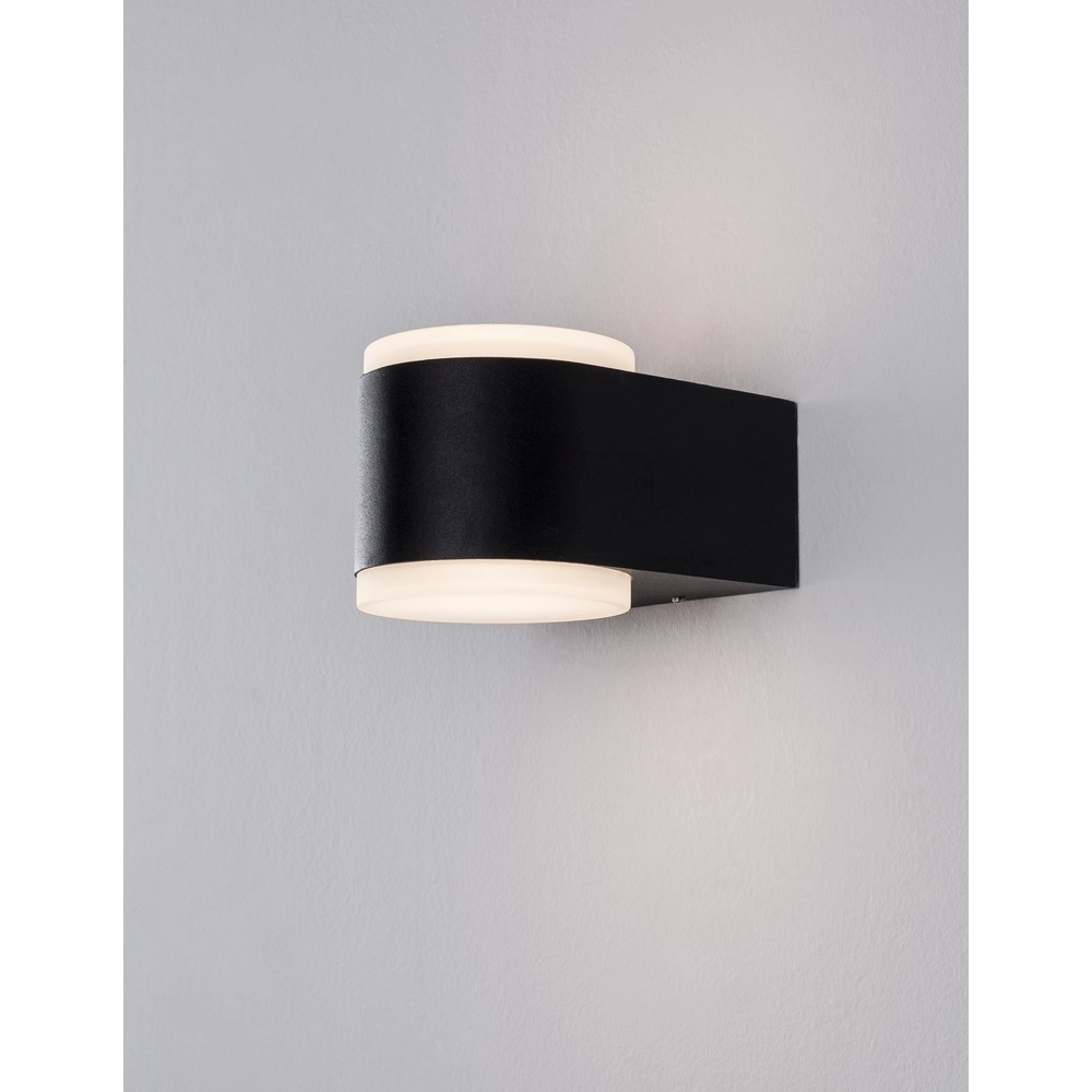 Sleek wall lamp Nus Black Double Lyora 5212017425959