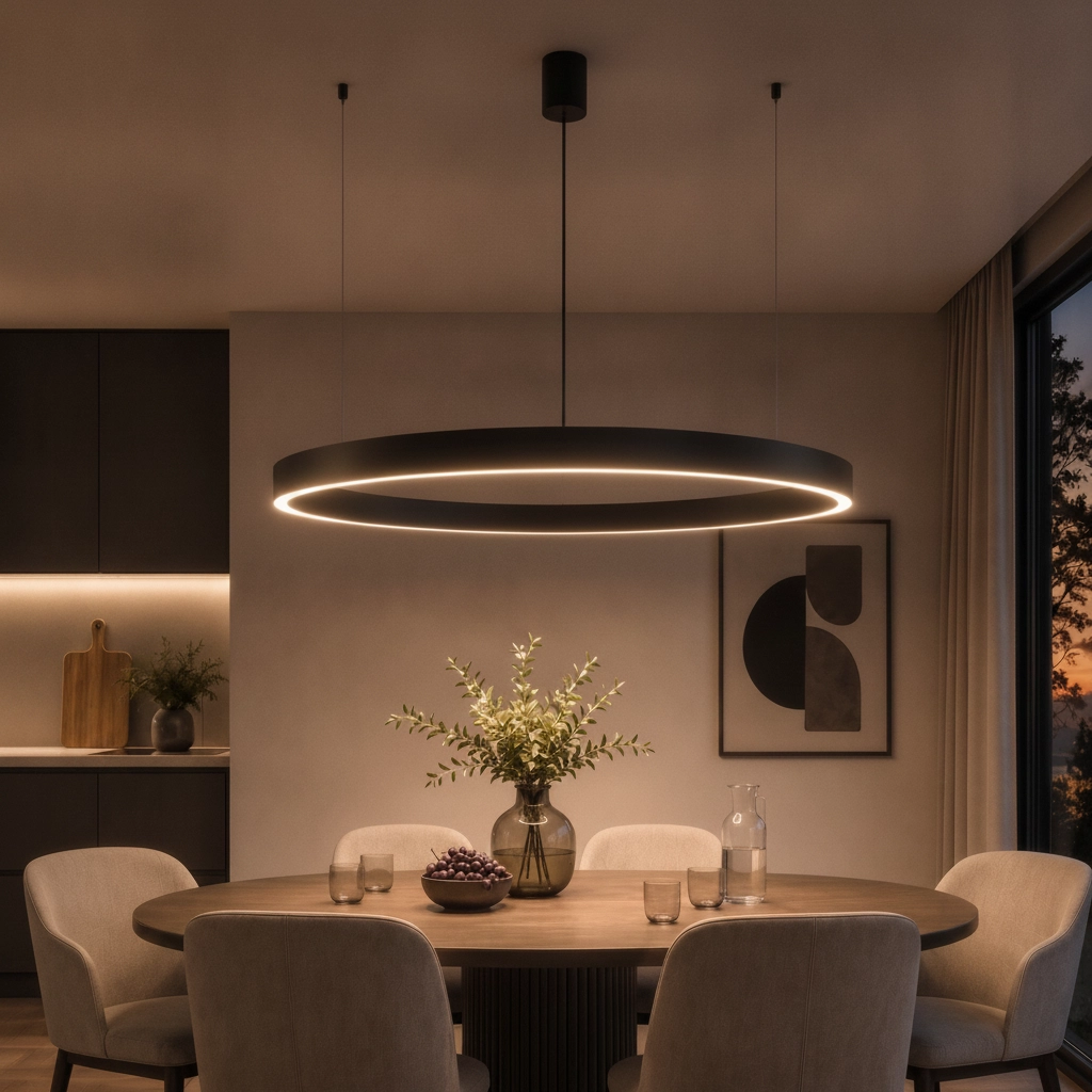 Pendant lamp Motif black Ø 100cm 2700-6500K