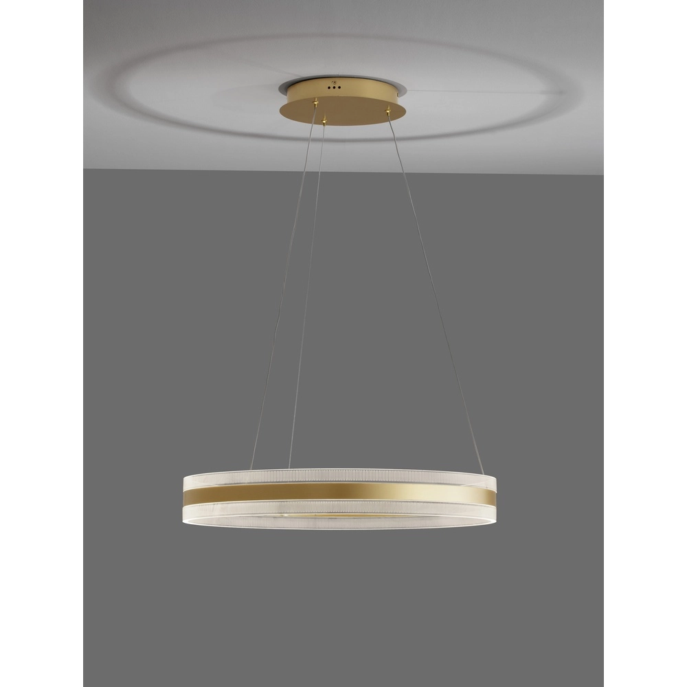 Pendant lamp Agos design gold Ø 60cm Lyora 5212017439352