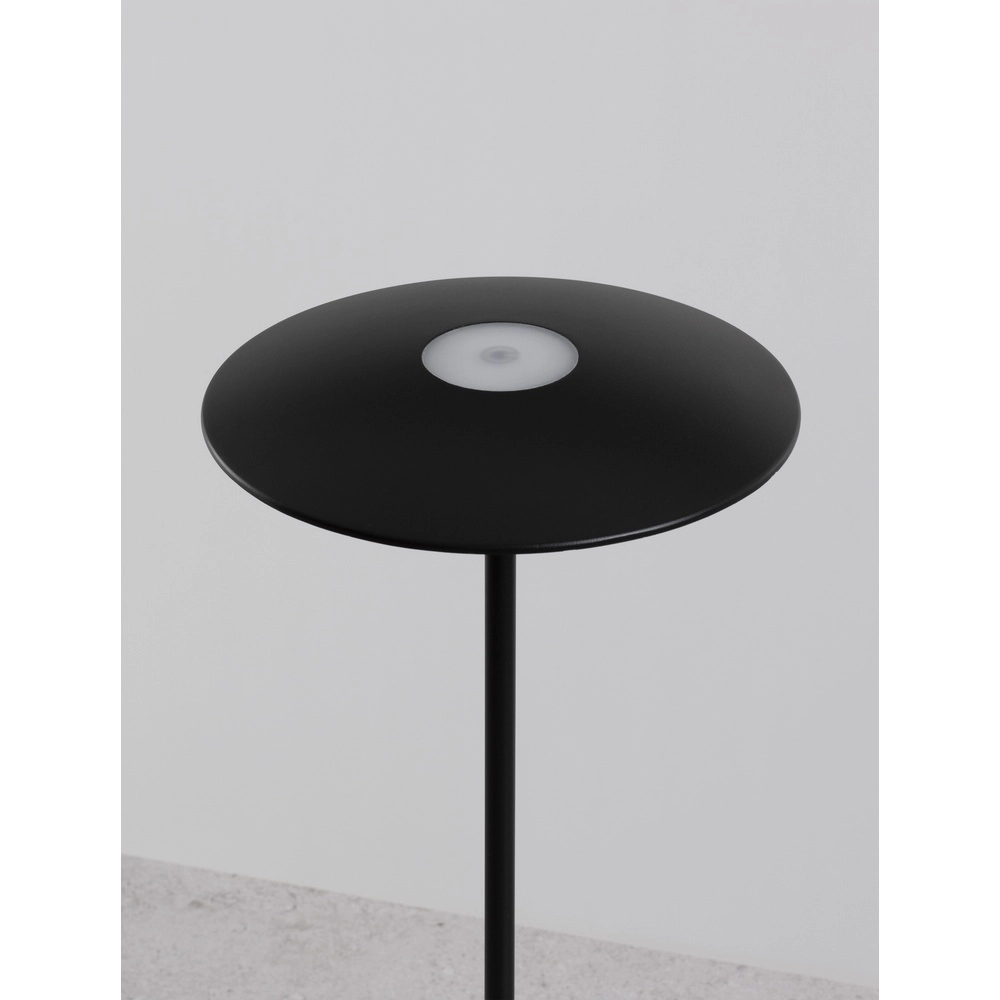 Table lamp Fumo Rechargeable Black Lyora 5212017432636