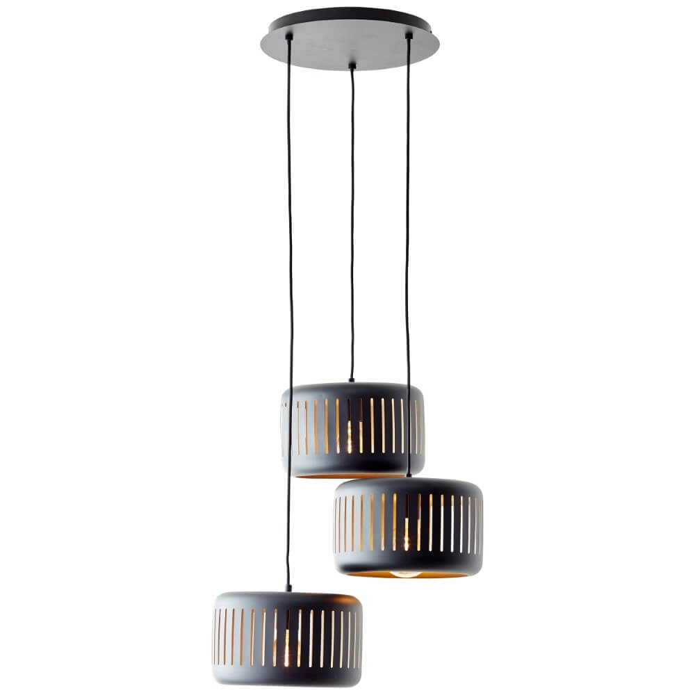 Vide pendant lamp Tyas black Ø 52cm