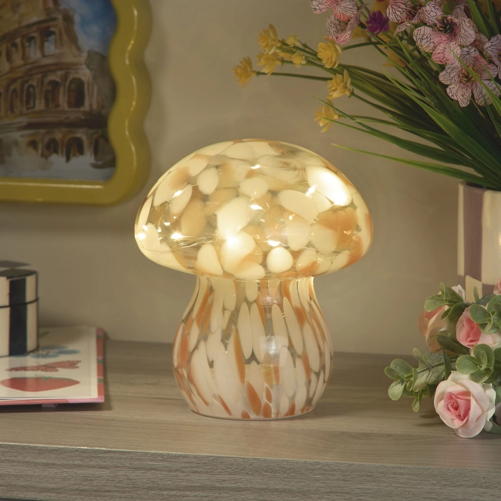 Table lamp Amelia mushroom orange Searchlight 5053423306100
