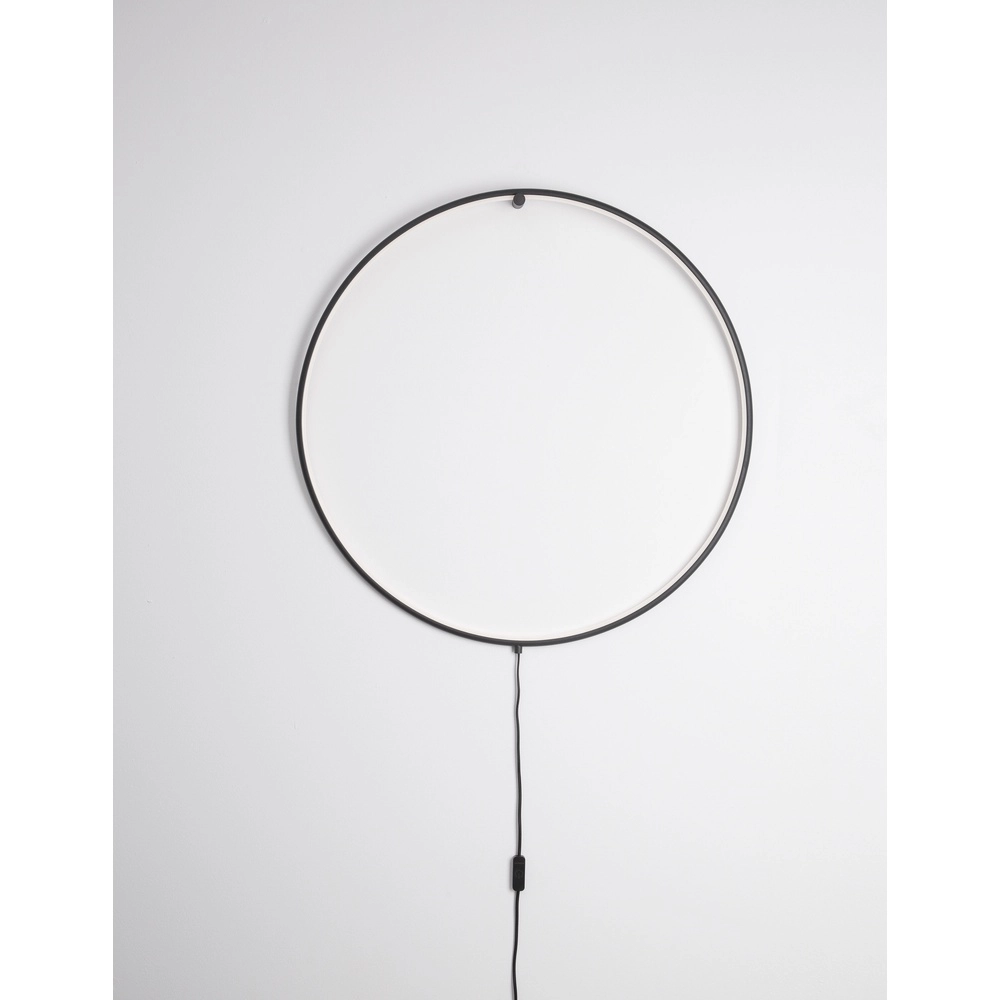 Floor lamp Ring black Ø 45cm
