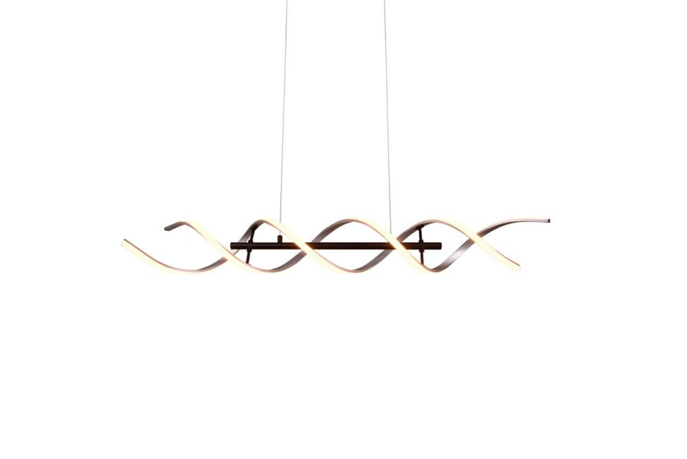 Design LED hanging lamp Sequence brushed metal Trio 4017807540710