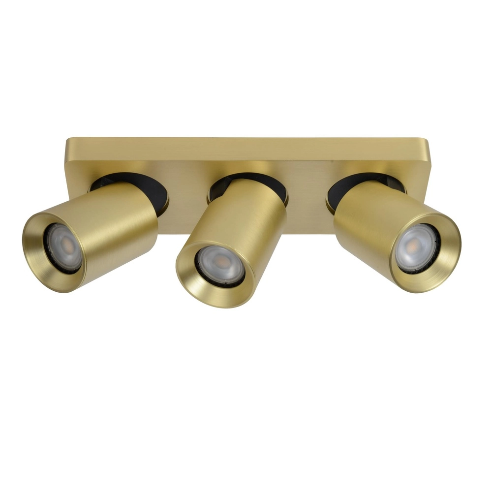 Ceiling spotlight Nigel 3-light gold