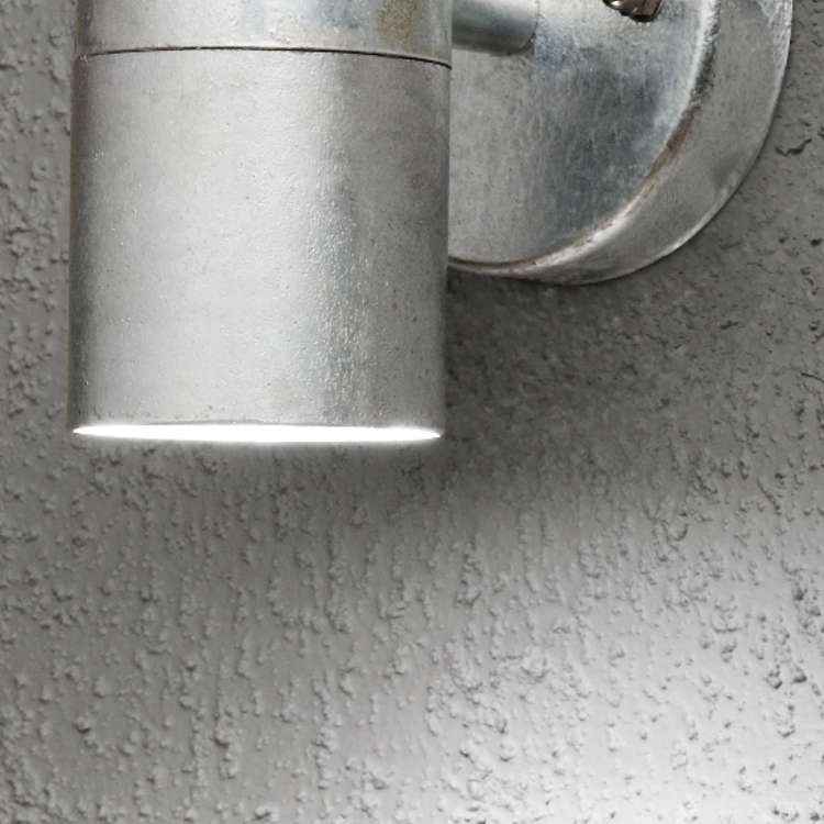 Wall spotlight Modena Downlight 9cm zinc grey KonstSmide 7318307572322